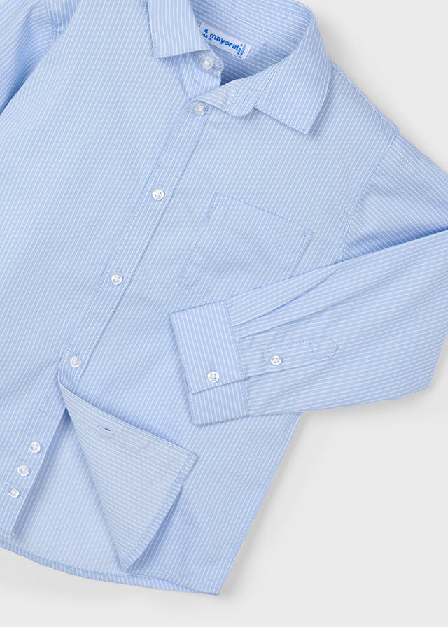 Camisa m/comp.básica - mayoral - Mini Menino - AW25-146