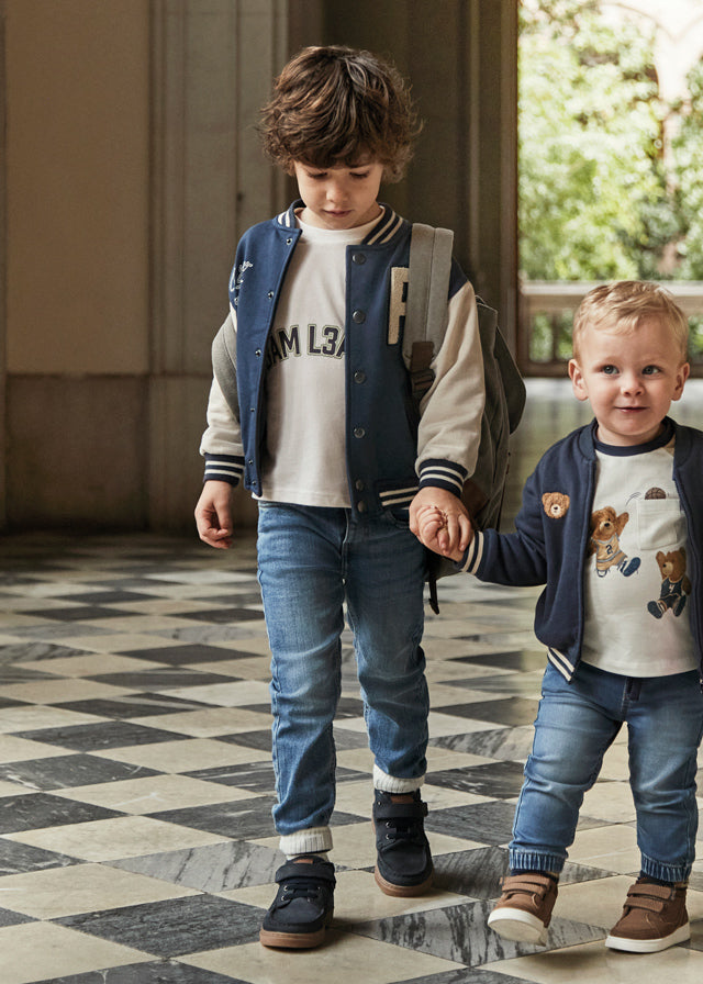 Calça ganga slim fit básico - mayoral - Mini Menino - AW25-504