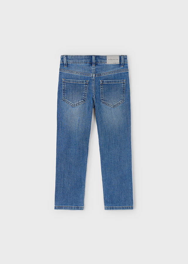 Calça ganga slim fit básico - mayoral - Mini Menino - AW25-504