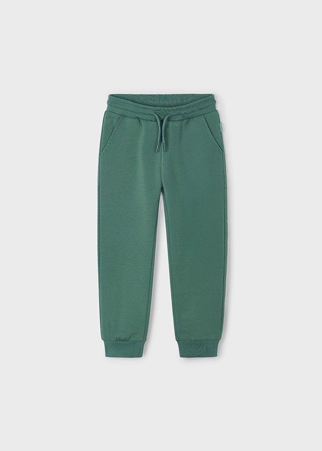 Calça felpa básica punhos - mayoral - Mini Menino - AW25-725