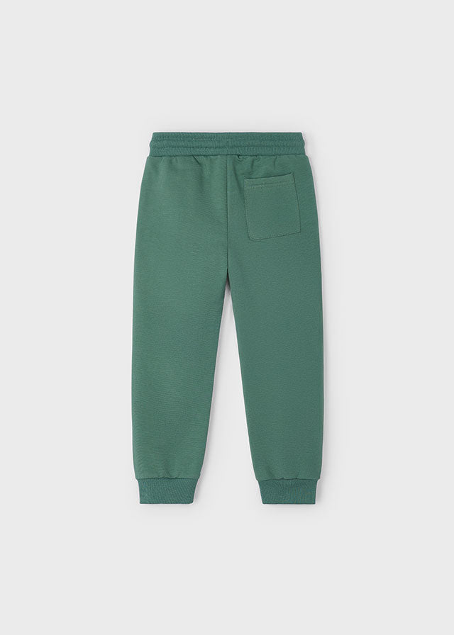 Calça felpa básica punhos - mayoral - Mini Menino - AW25-725