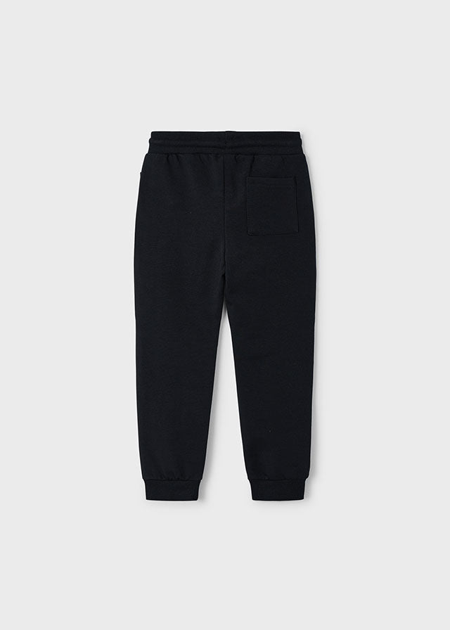Calça felpa básica punhos - mayoral - Mini Menino - AW25-725