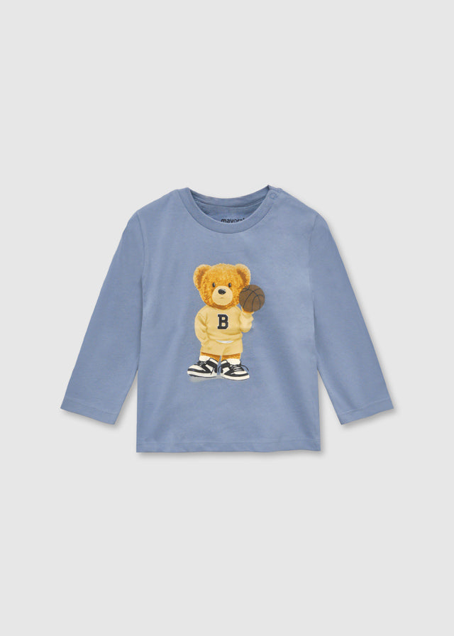 Camiseta m/comp. urso - mayoral - Baby menino - AW25-2058
