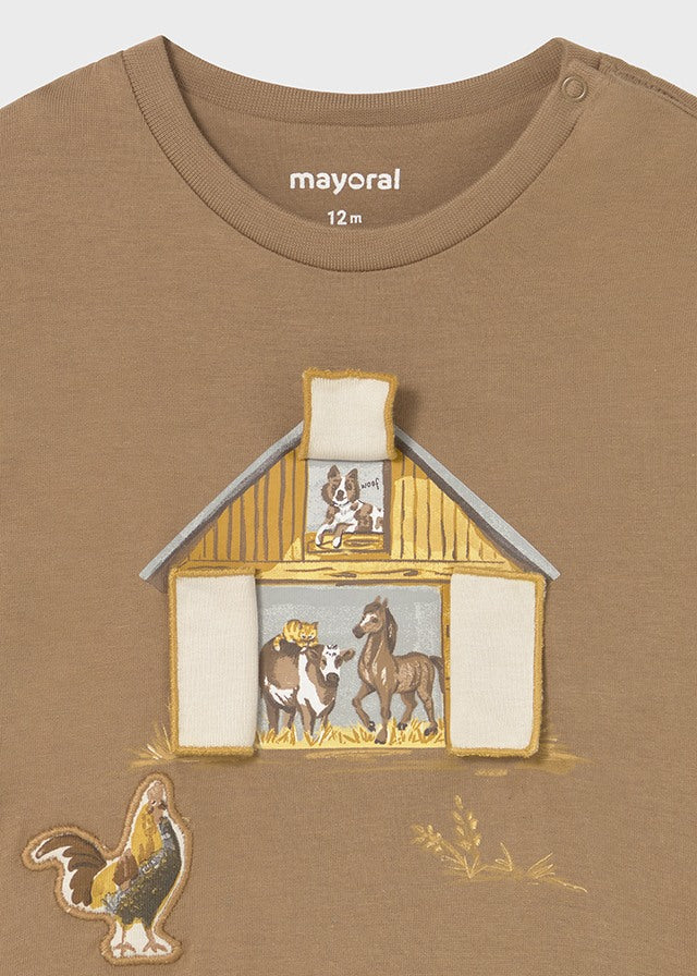 Camisola "play" granja - mayoral - Baby menino - AW25-2067