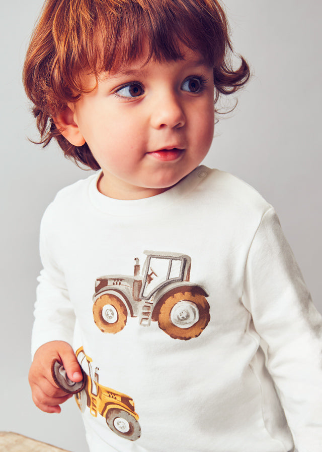 Camisola "play" trator - mayoral - Baby menino - AW25-2069
