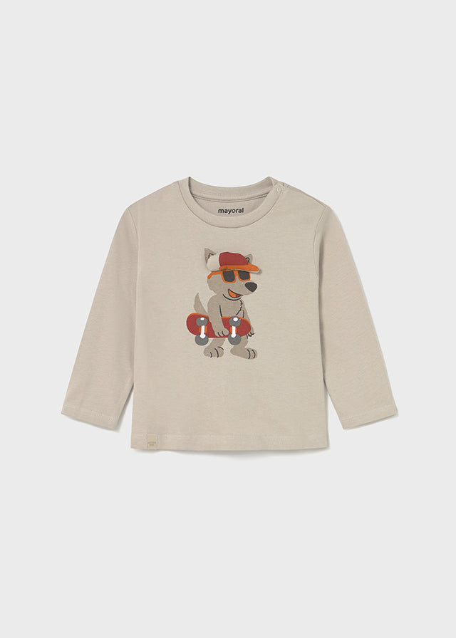 Camisola aplic. animal - mayoral - Baby menino - AW25-2070