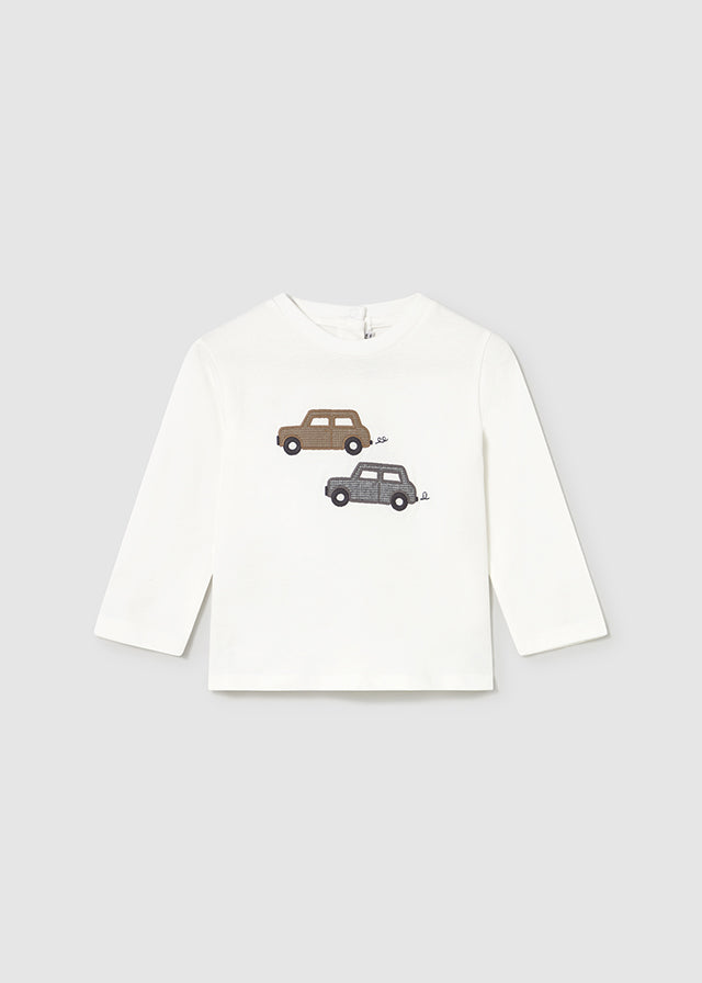 Camisola aplic. tecidos - mayoral - Baby menino - AW25-2072
