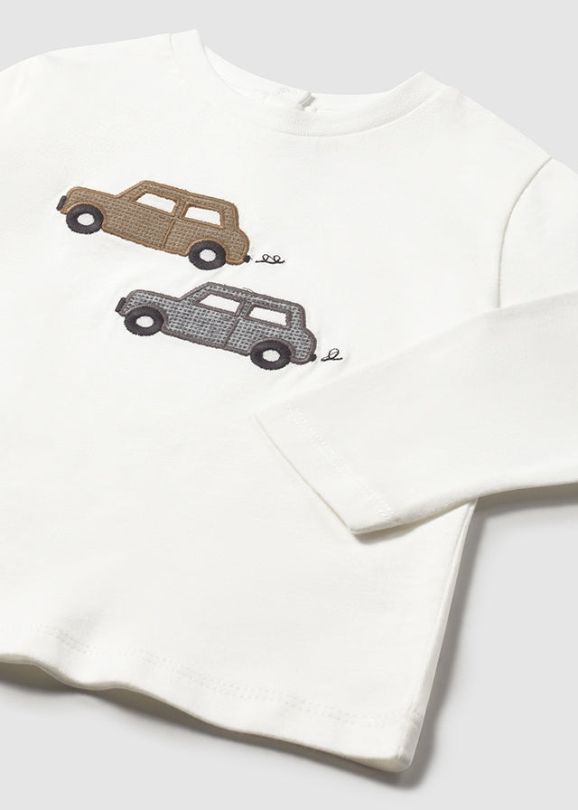 Camisola aplic. tecidos - mayoral - Baby menino - AW25-2072