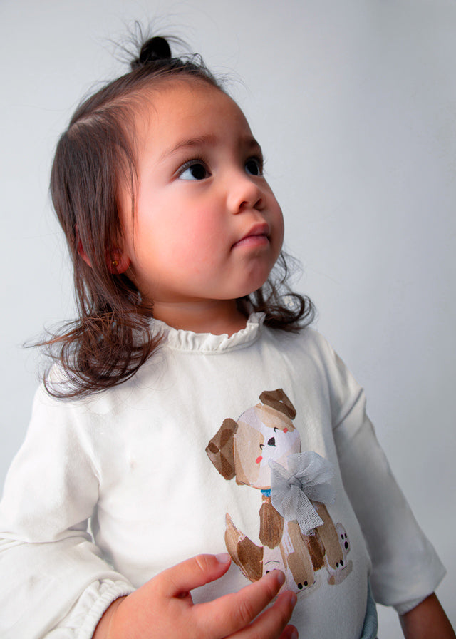 Camiseta m/comp. clássica - mayoral - Baby menina - AW25-2075