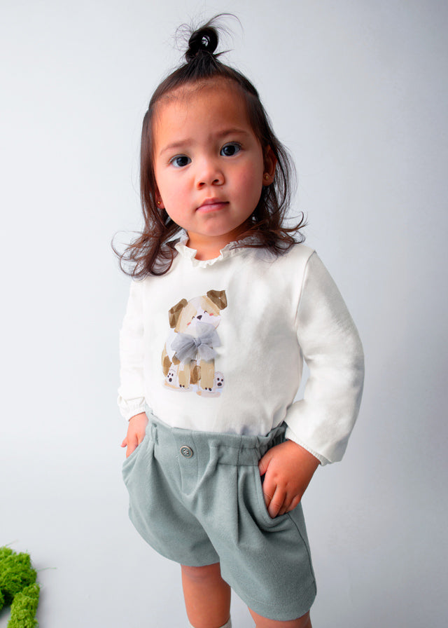 Camiseta m/comp. clássica - mayoral - Baby menina - AW25-2075