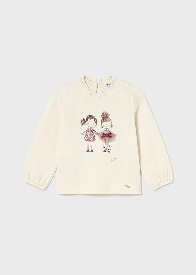 Camiseta m/comp. clássica - mayoral - Baby menina - AW25-2075