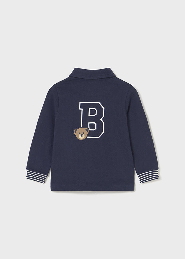 Polo m/comp. liso detalhes - mayoral - Baby menino - AW25-2101