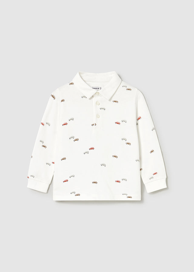 Polo m/comp. estampado - mayoral - Baby menino - AW25-2102
