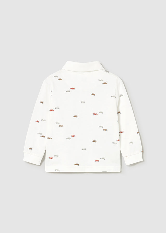 Polo m/comp. estampado - mayoral - Baby menino - AW25-2102