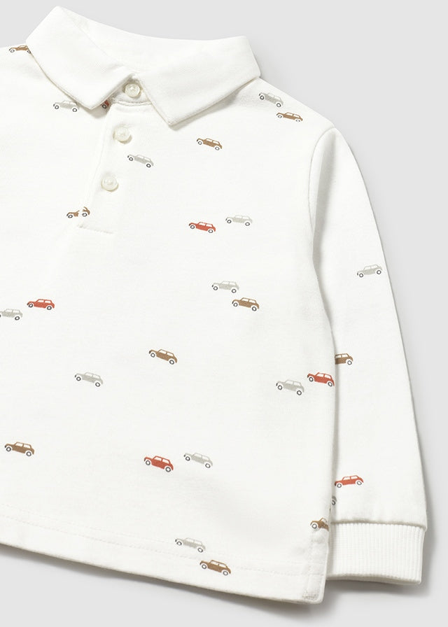 Polo m/comp. estampado - mayoral - Baby menino - AW25-2102