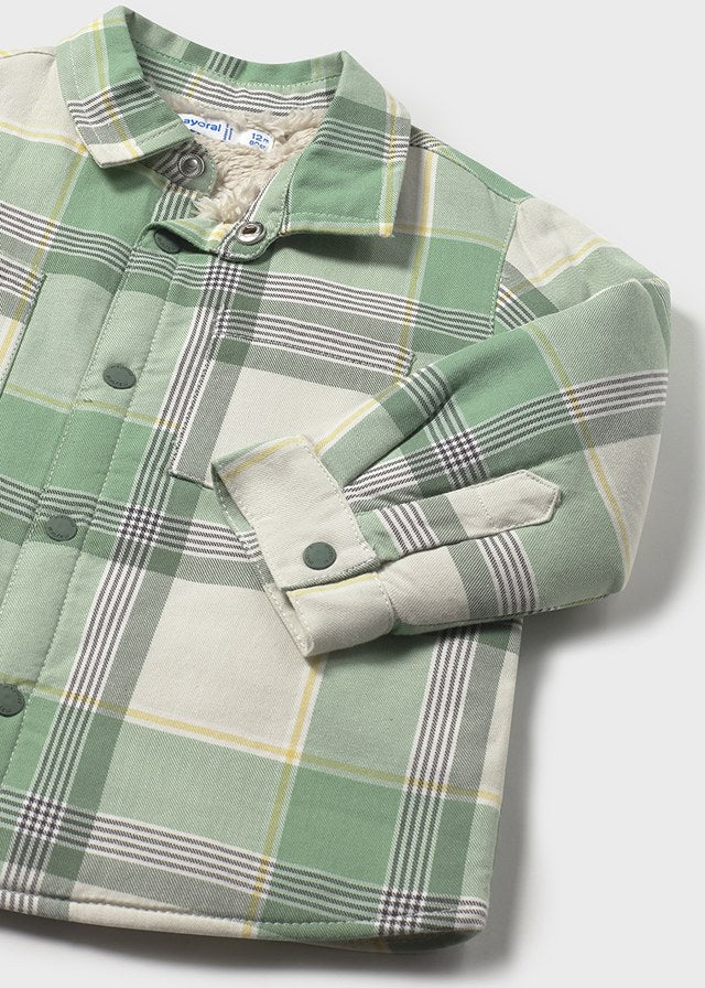Sobrecamisa xadrez forrada - mayoral - Baby menino - AW25-2104