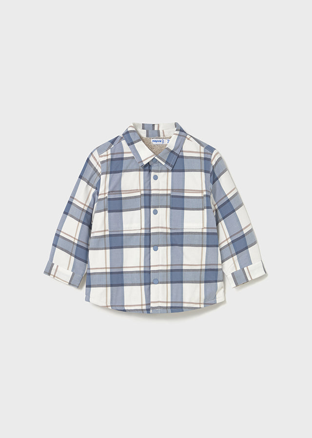 Sobrecamisa xadrez forrada - mayoral - Baby menino - AW25-2104