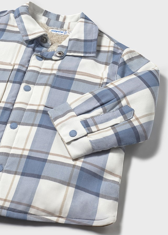 Sobrecamisa xadrez forrada - mayoral - Baby menino - AW25-2104