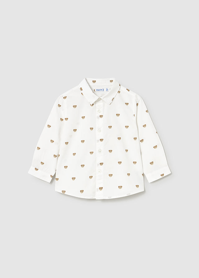 Camisa m/comp. estampada - mayoral - Baby menino - AW25-2107