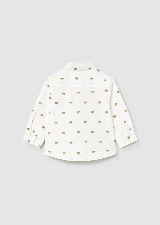 Camisa m/comp. estampada - mayoral - Baby menino - AW25-2107