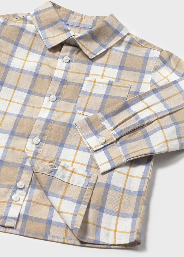 Camisa m/comp.xadrez - mayoral - Baby menino - AW25-2109