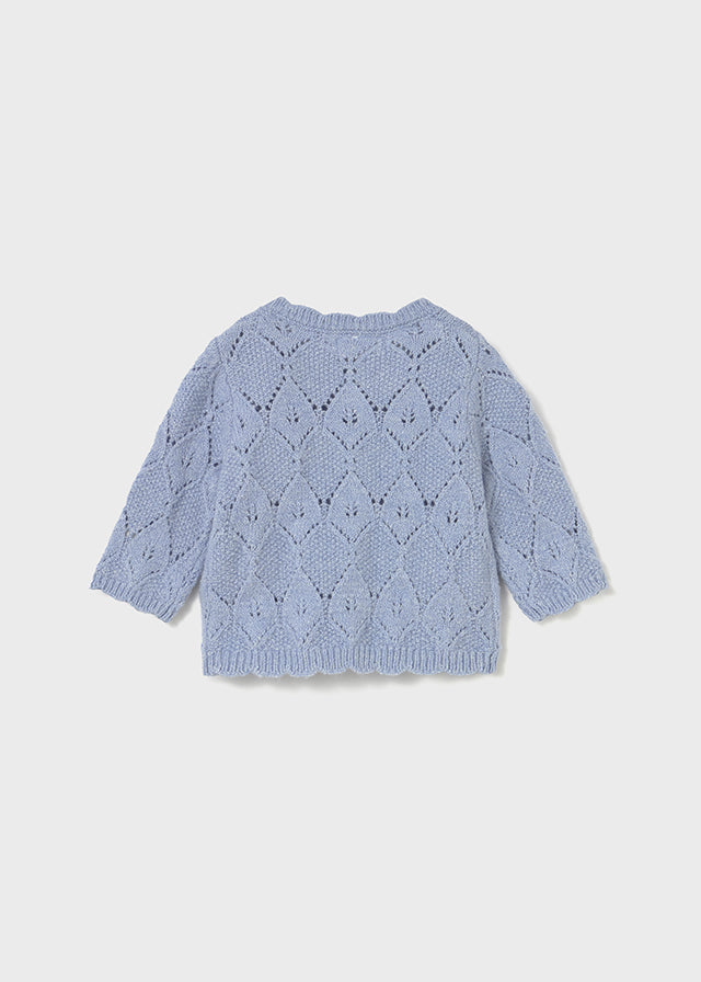 Casaco tricot comprido - mayoral - New Born menina - AW25-2332