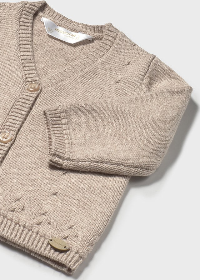 Casaco gola bico tricô - mayoral - New Born menino - AW25-2338
