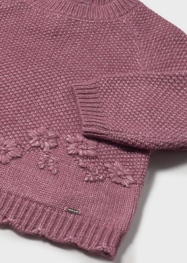 Jersey estrutura flores - mayoral - Baby menina - AW25-2352