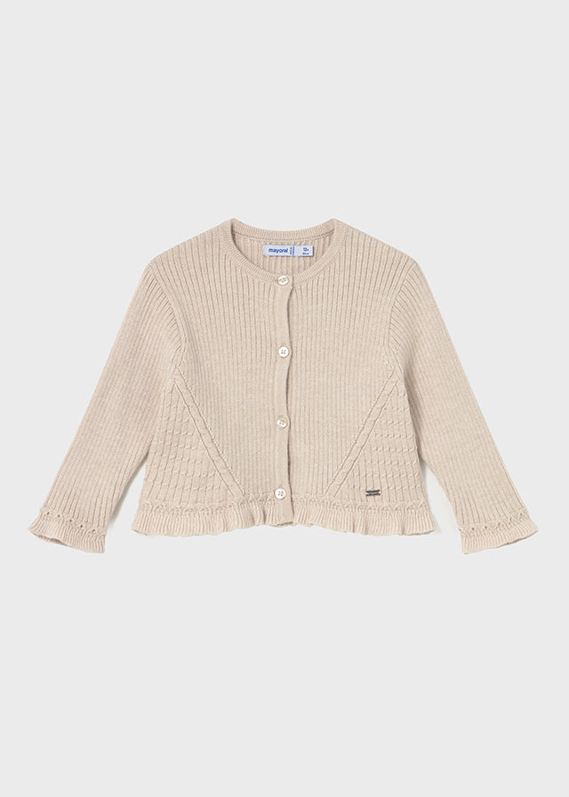 Casaco tricot comprido - mayoral - Baby menina - AW25-2358
