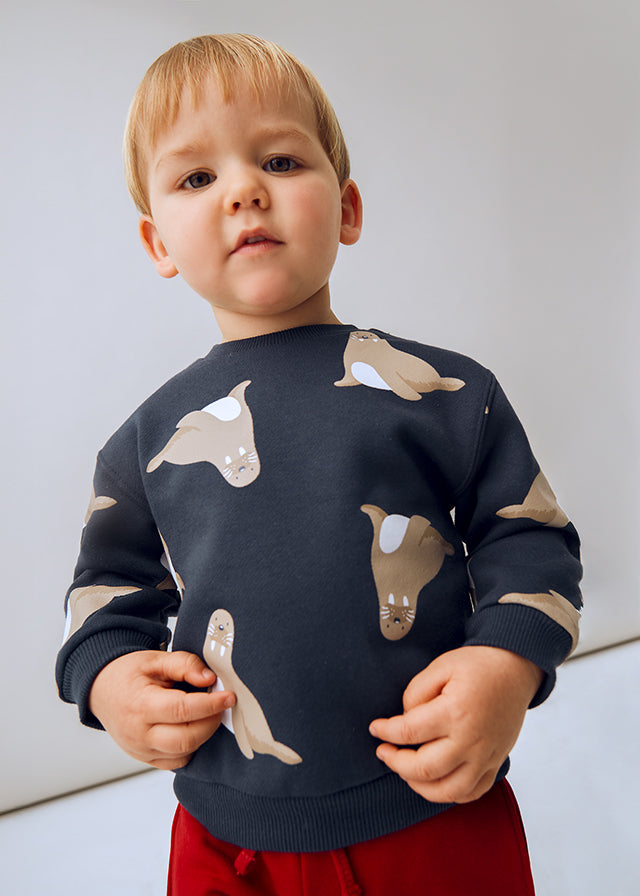 Sweat estampada - mayoral - Baby menino - AW25-2417