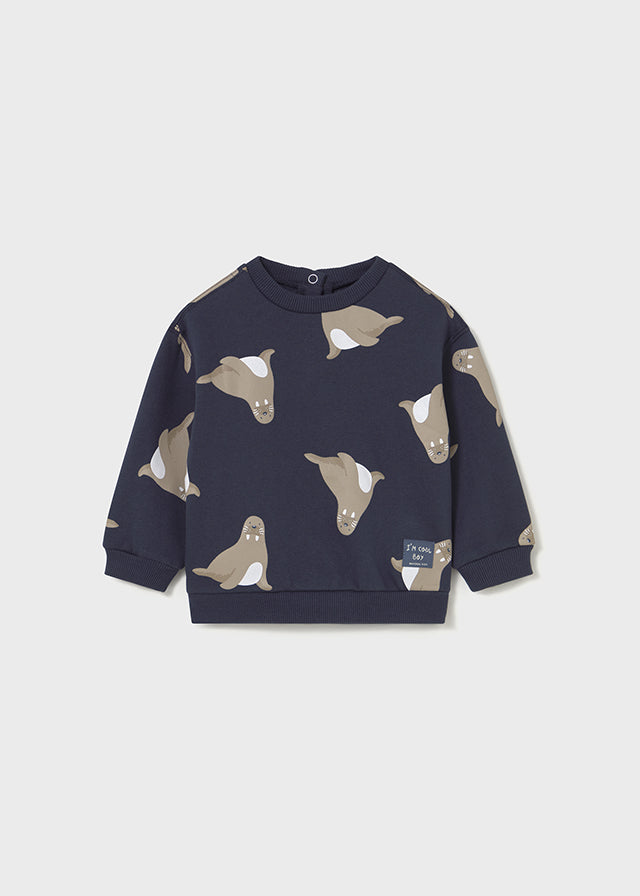 Sweat estampada - mayoral - Baby menino - AW25-2417