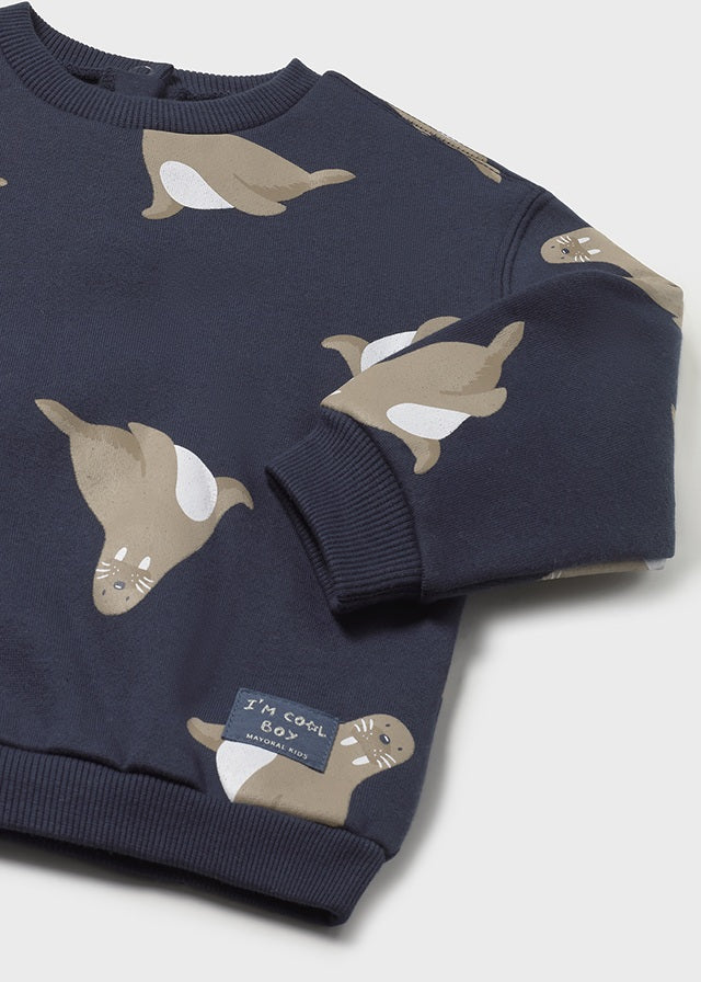 Sweat estampada - mayoral - Baby menino - AW25-2417