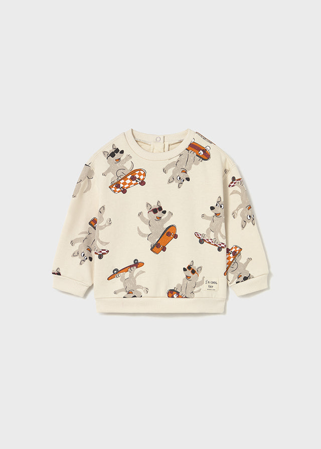 Sweat estampada - mayoral - Baby menino - AW25-2417