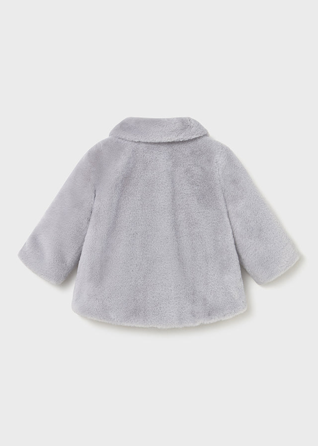 Casaco comprido de pelo - mayoral - Baby menina - AW25-2434