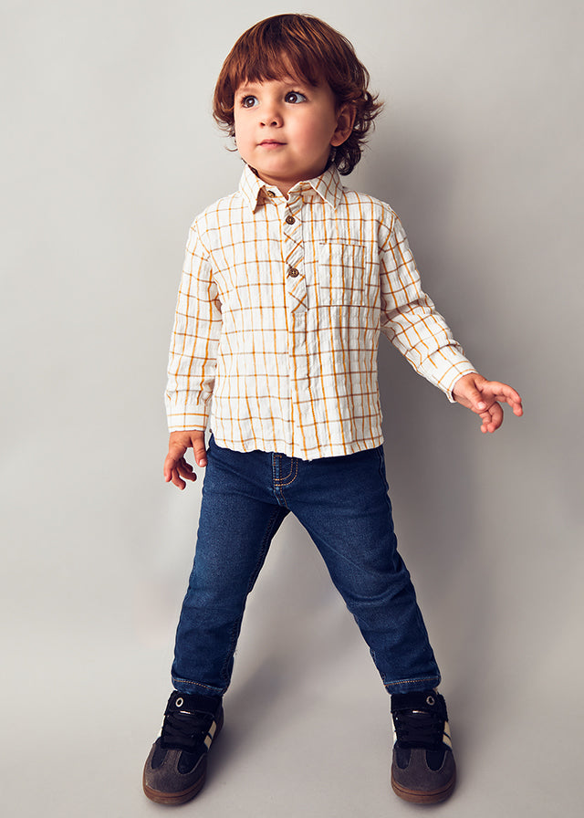 Calça soft denim - mayoral - Baby menino - AW25-2502