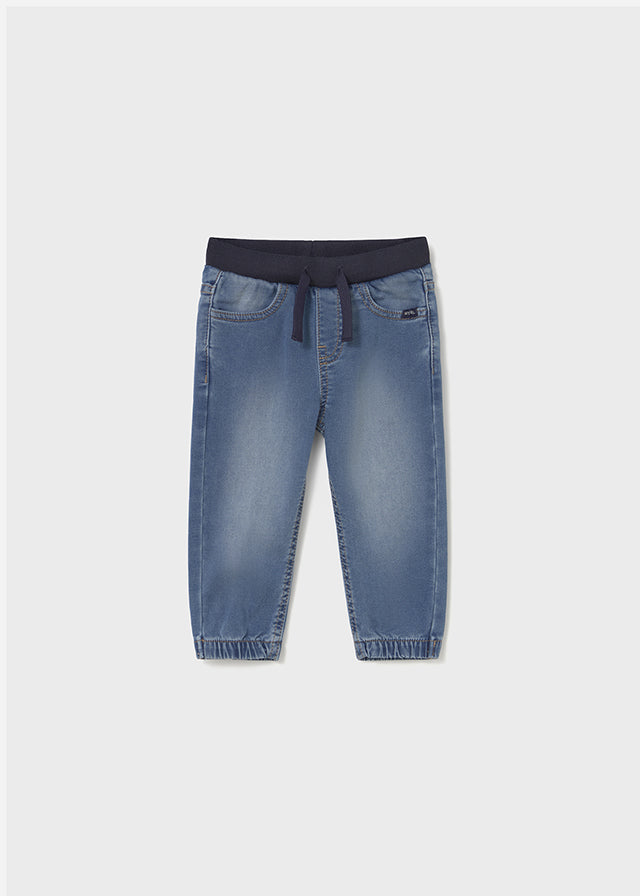 Calça soft denim jogger - mayoral - Baby menino - AW25-2508