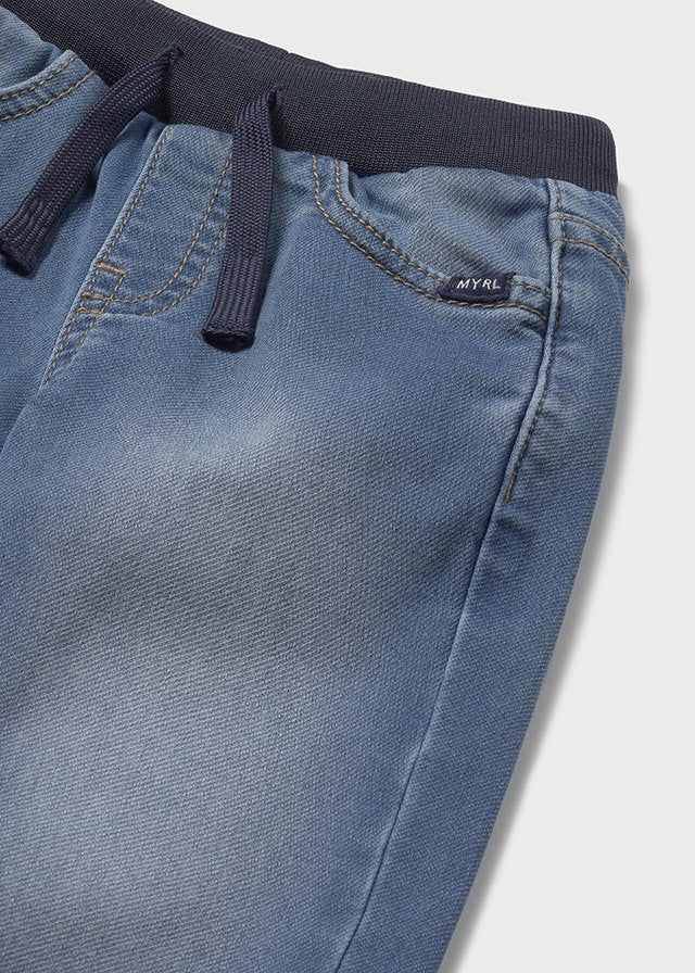 Calça soft denim jogger - mayoral - Baby menino - AW25-2508