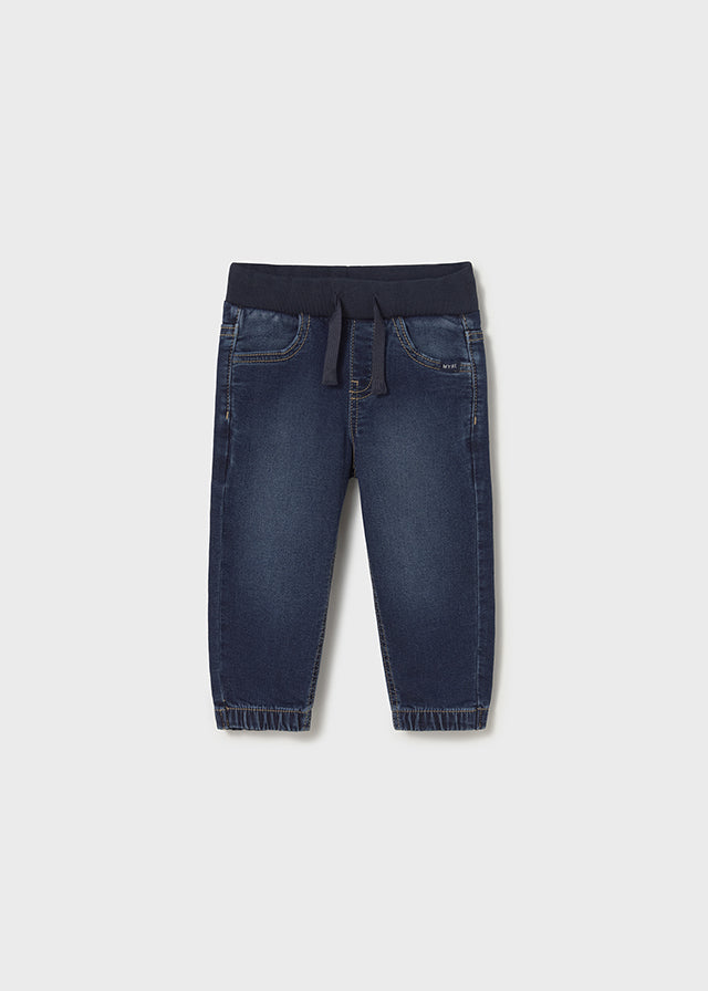 Calça soft denim jogger - mayoral - Baby menino - AW25-2508