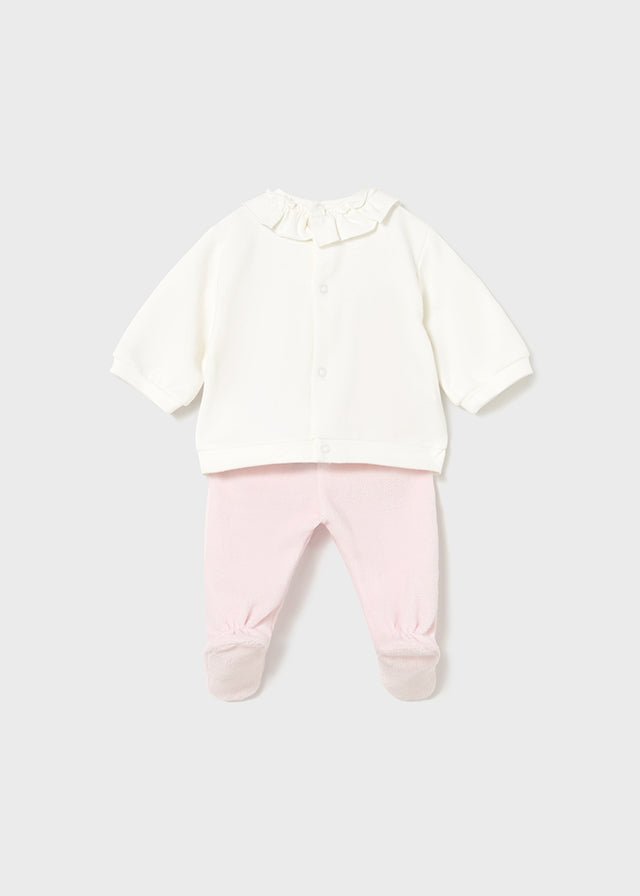 Conj.polainas combinada - mayoral - New Born menina - AW25-2555