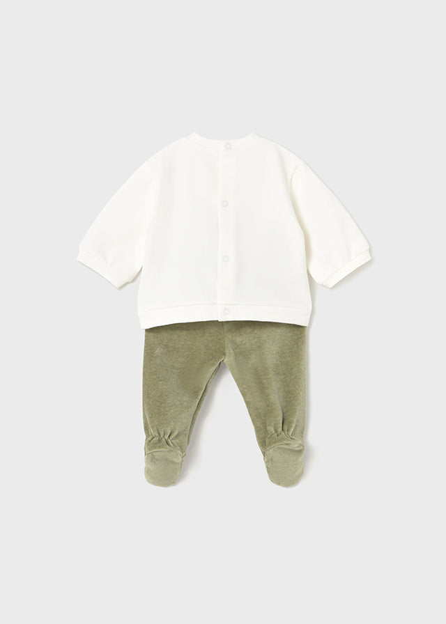 Conj.polainas combinada - mayoral - New Born menina - AW25-2555