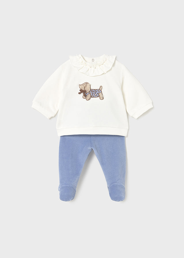 Conj.polainas combinada - mayoral - New Born menina - AW25-2555