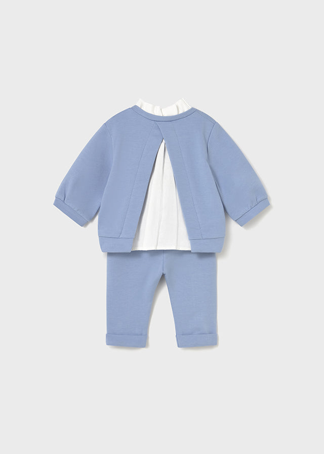 Conj. calça felpa - mayoral - New Born menina - AW25-2560