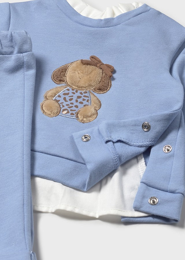 Conj. calça felpa - mayoral - New Born menina - AW25-2560