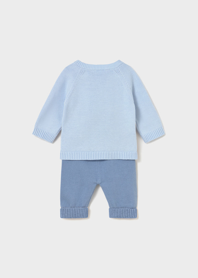 Conj. calça tricot - mayoral - New Born menino - AW25-2569