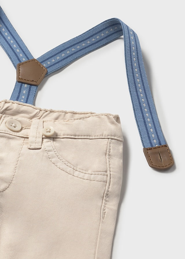 Calça suspensórios - mayoral - New Born menino - AW25-2576