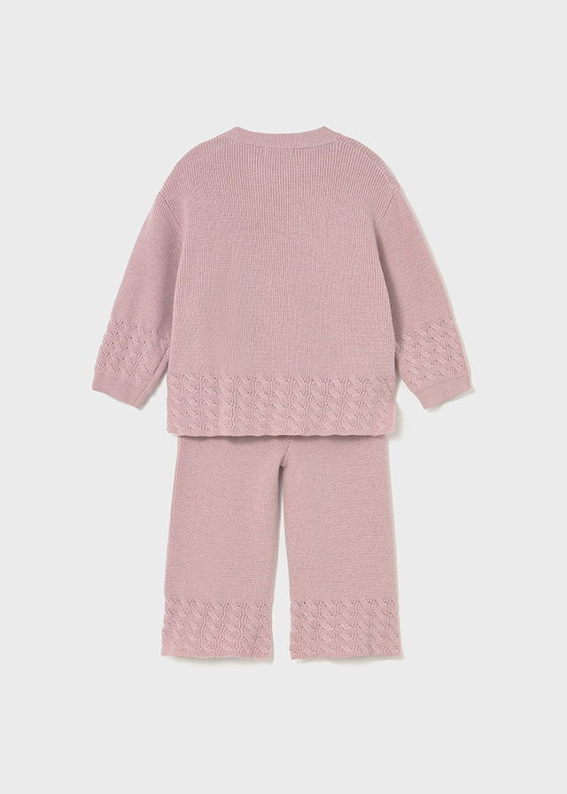 Conj. calça tricô - mayoral - Baby menina - AW25-2592