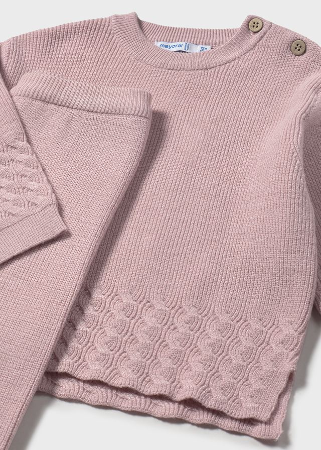 Conj. calça tricô - mayoral - Baby menina - AW25-2592
