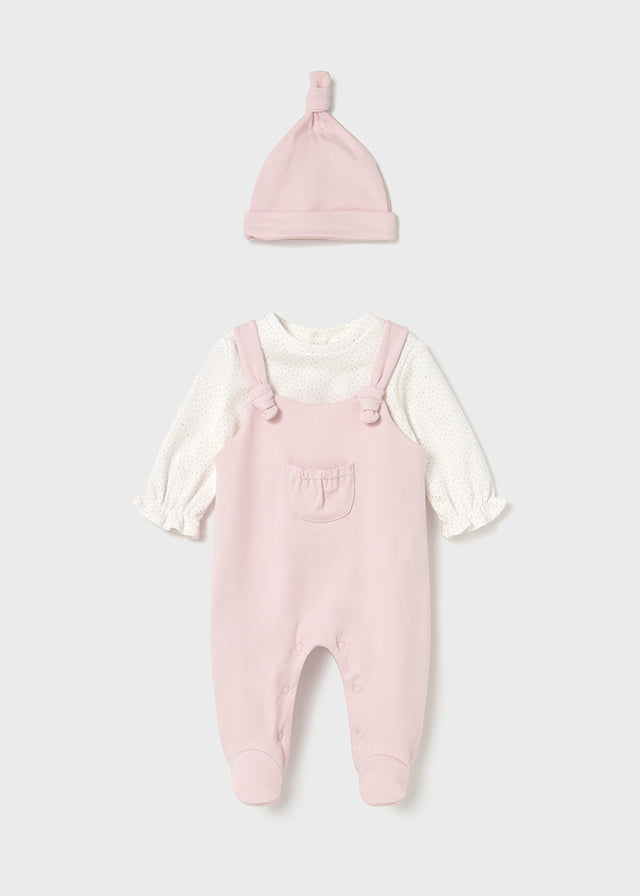 Jard. e gorro felpa - mayoral - New Born menina - AW25-2602