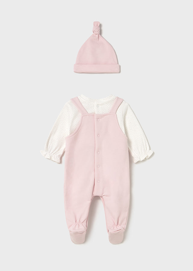 Jard. e gorro felpa - mayoral - New Born menina - AW25-2602