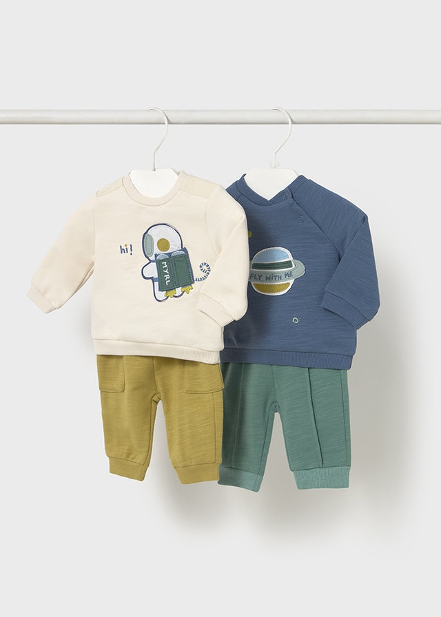 Conj. malha 4 peças - mayoral - New Born menino - AW25-2639